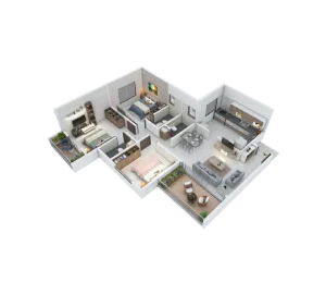 Rohan Nitara Mahalunge NX, Nande 3 BHK Floor Plan